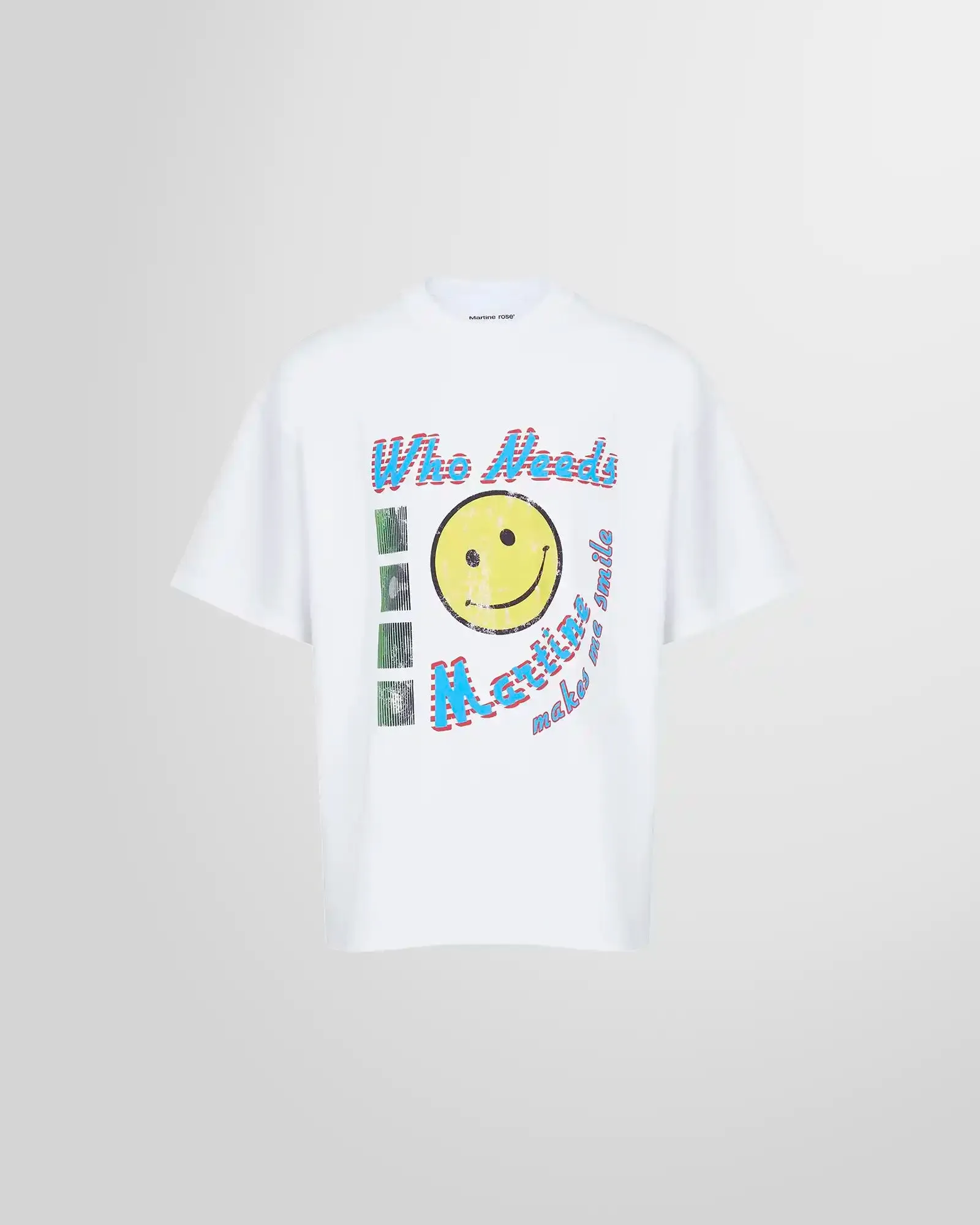 White Acid Oversized T-Shirt