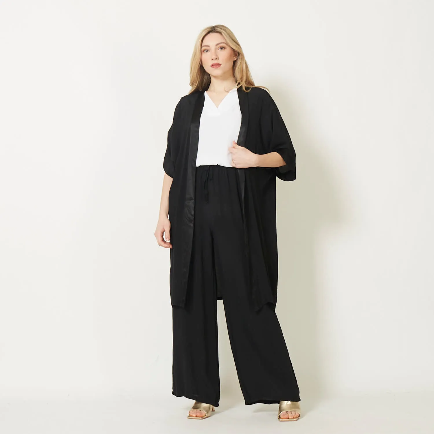 Wholesale long viscose lightweight Cardigan