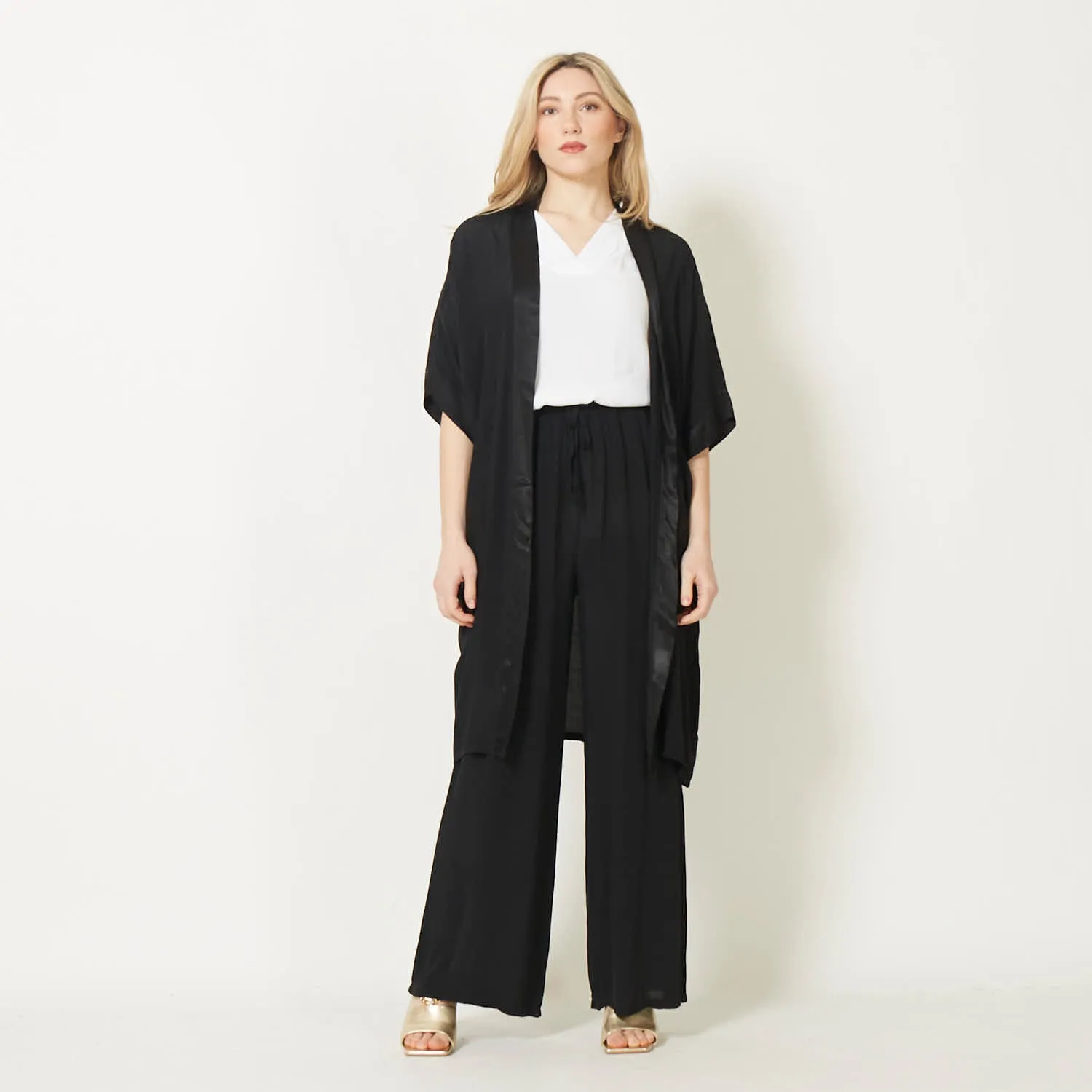 Wholesale long viscose lightweight Cardigan