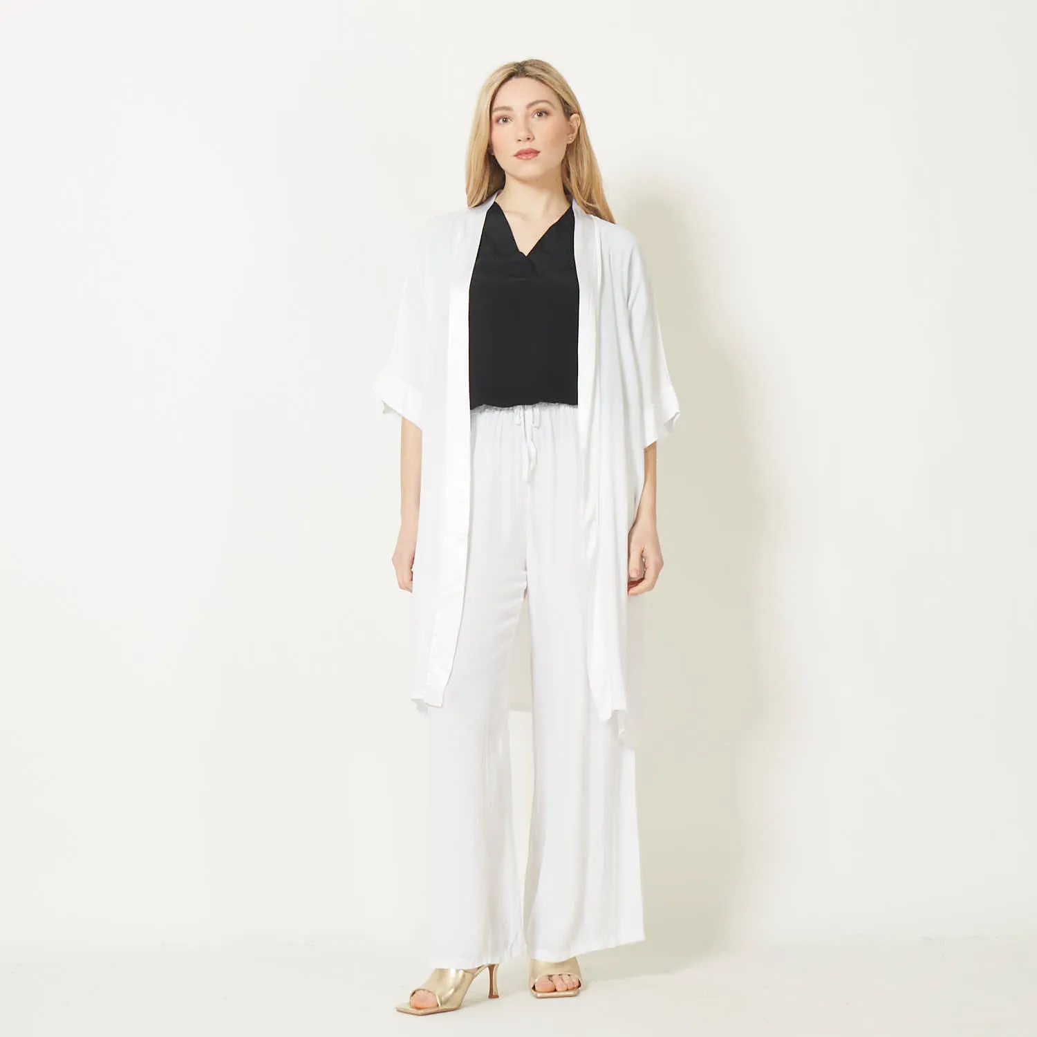 Wholesale long viscose lightweight Cardigan