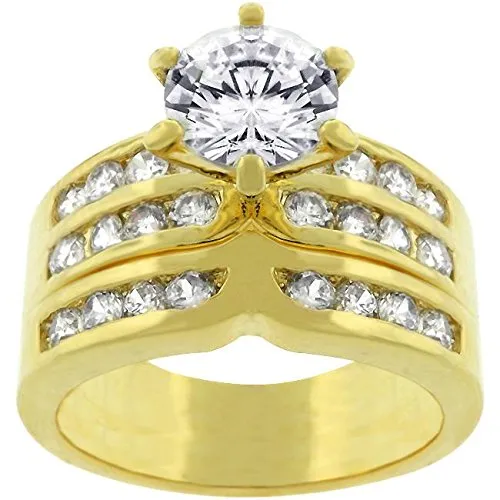 WildKlass Formal Gold ToneEngagement Set