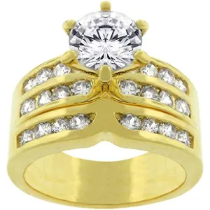 WildKlass Formal Gold ToneEngagement Set
