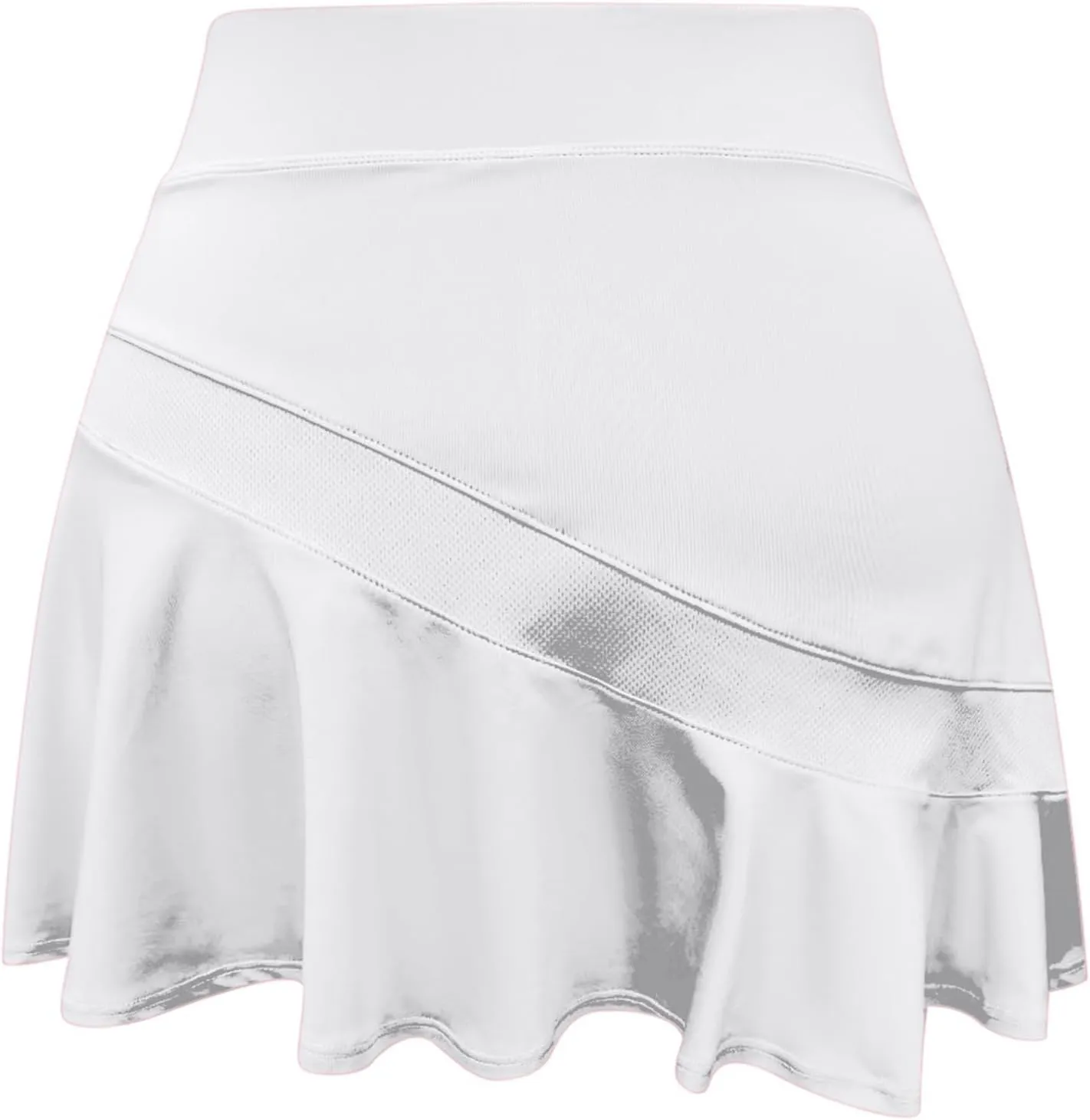 Women Tennis Skirts High Waisted Ruffle Skorts Skirt Tummy Control Athletic Skirts with Pockets Running Workout Skirt
