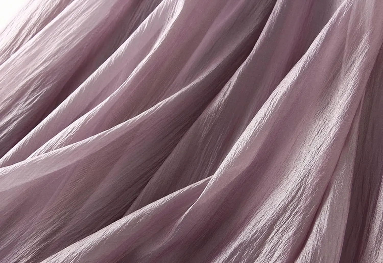 Women Tulle Skirt Elastic High Waist Irregular Hem Pleated Mesh Girl's A Line Midi Layered Skirt