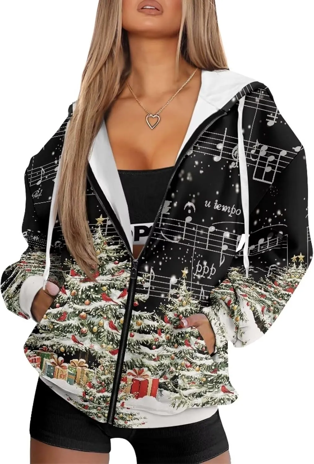 Womens Hoodies Zip Up Loose Sweatshirt Coat with Pocket Lightweight Long Sleeve Full Zip Hoodies Outfits for Fall