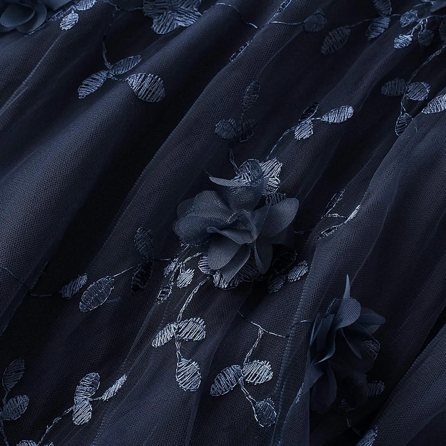 Women's Layered Tulle Maxi Skirts Evening Party Cocktail Bridesmaid Polka Dot Tiered Skirt