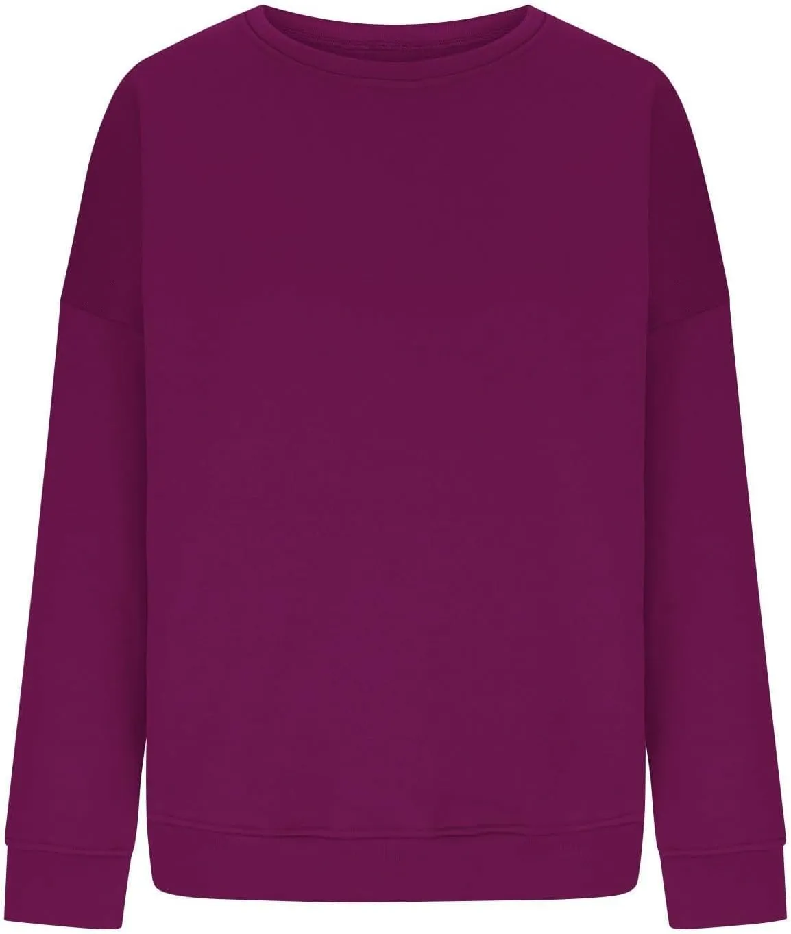 Womens Sweatshirt Oversized Crewneck Sweatshirts Trendy Casual Long Sleeve Fleece Pullover Hoodies Fall Clothes 2024