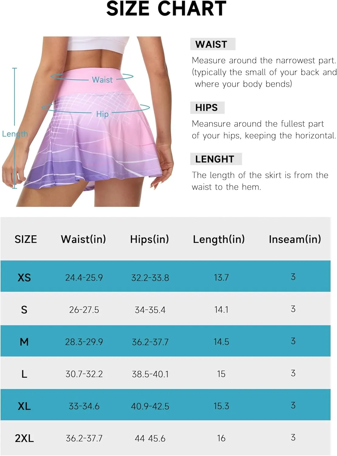 Women's Tennis Skirts Golf Skorts with Pockets High Waisted Inner Shorts Athletic Workout Pleated Skirts