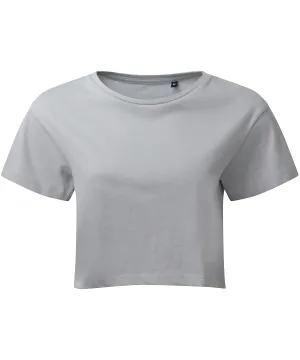 Womens TriDri® crop top | Cool Grey