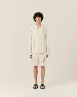 Woven Stripe Resort Jacket